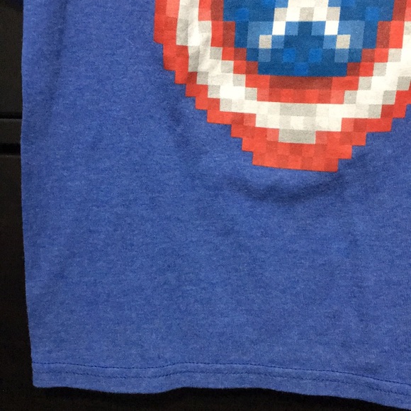 Marvel Captain America pixel kids T-shirt - Picture 3 of 4